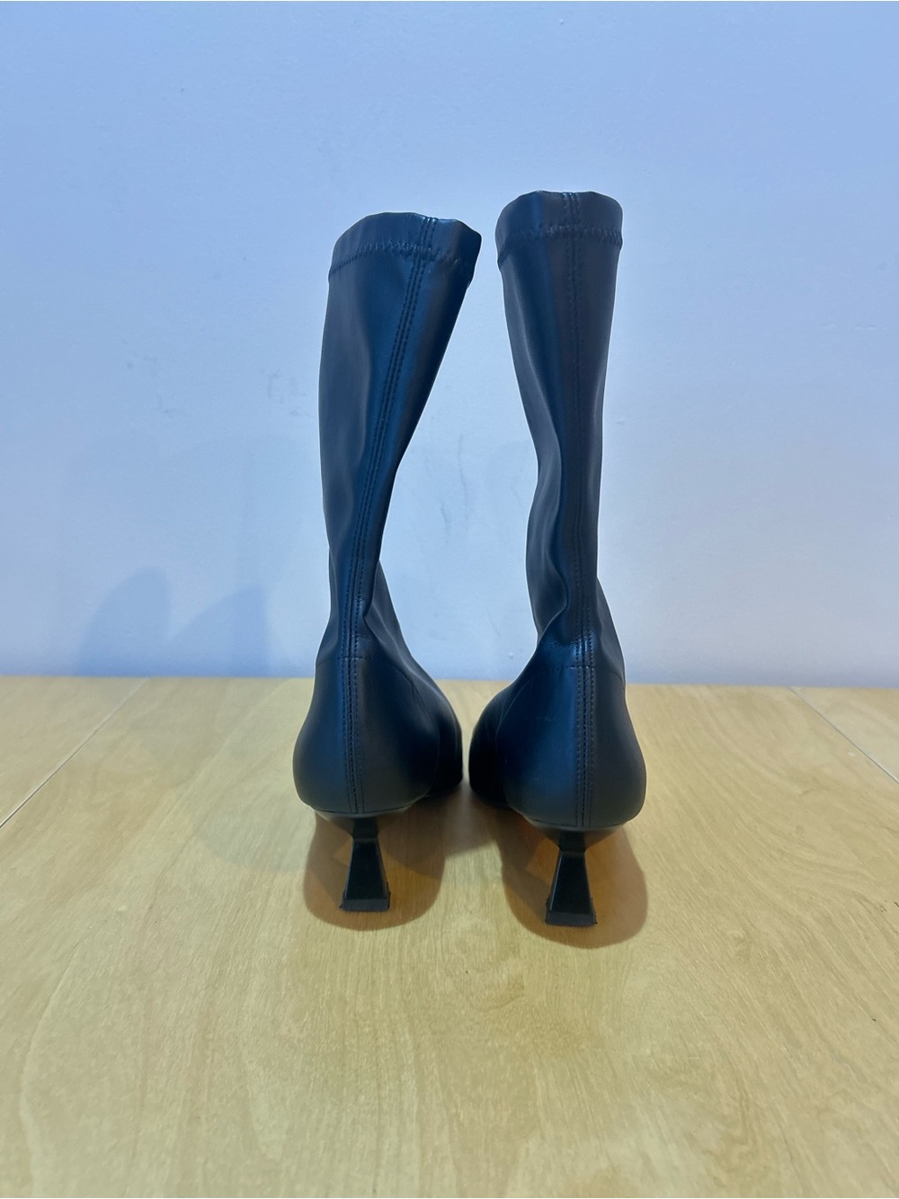 Angel Alarcon (Anthropologie) Pointed Toe Kitten Heel Boots Sz 37 - Picture 3 of 7